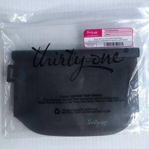 Thirty-One Small Silicone Reusable Snack Bag